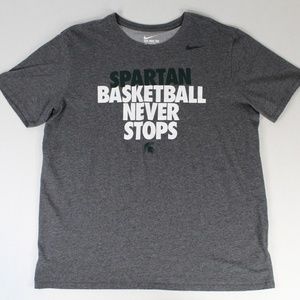 Nike Michigan State Spartans Basketball T-Shirt